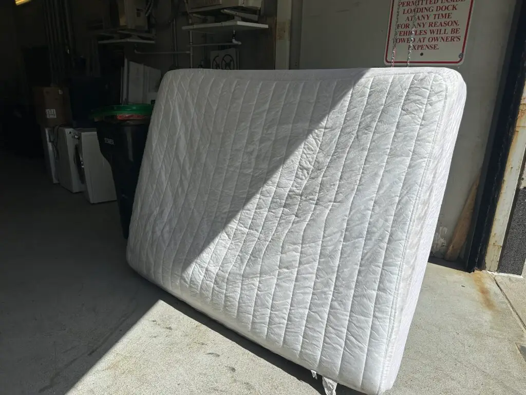 mattress being removed
